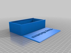 customized round box lid containers 3d print model - Mito3D