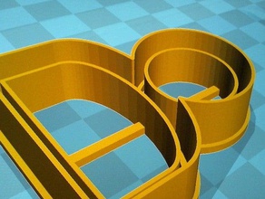 google standaard profiel foto cookie cutter keuken dineren 3d print model - Mito3D