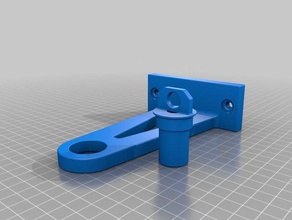 otro soporte de bobina colgar bajo estante actualizado prusa i3 hephestos 3d la impresora accesorios filamento apoyo 3d print model - Mito3D