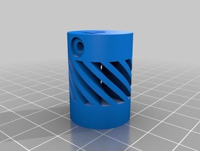 my customized flexible coupling 3d printing 3d print model - Mito3D