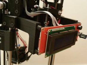 support lcd pour micro delta xm 3d printer parts udelta 3d print model - Mito3D
