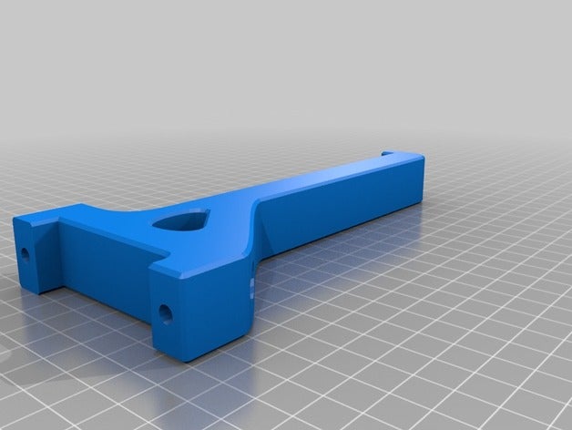 wall mounted spool rack 3d printer accessories da vinci filament tinkercad 3D print model - Mito3D
