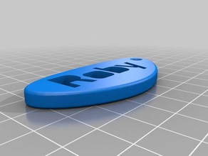 roby keychain signs logos 3d print model - Mito3D