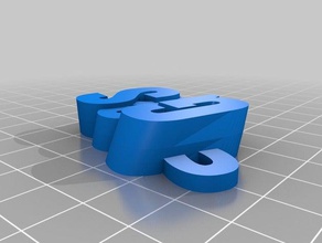 mijn maat iamburnystext naam sleutelring keyfob organisatie 3d print model - Mito3D