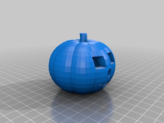 özelleştirilmiş jack-o-lantern dekor 3D print model - Mito3D