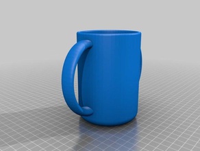 my customized 2-handled cup kitchen dining 3d print model - Mito3D