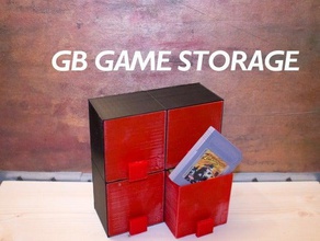 gb classic game storage organization customized 3d print model - Mito3D