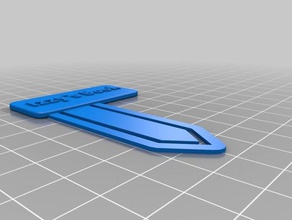bookmark 1 office customized 3d print model - Mito3D