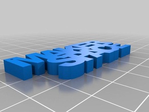 maker espace trousseau de clés 3d l'impression 3d print model - Mito3D