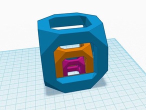 tri-truncated cube fiddler puzzles tricube 3d print model - Mito3D