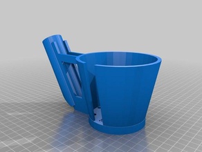 cup holder walking frame 3d printing assistivetech mug people aid 3d print model - Mito3D