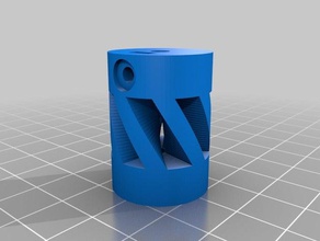 my customized flexible coupling 3d printing 3d print model - Mito3D