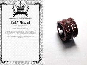 tempio anello anelli gioielli paultini 3d print model - Mito3D