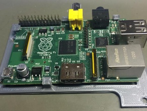 raspberry pi 1 old version not b+ mount plate electronics 3d print model - Mito3D