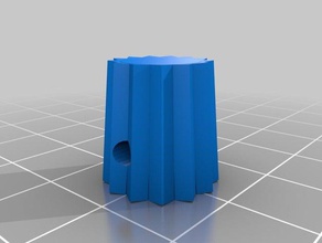 perilla potenciometro de reemplazo partes personalizado 3d print model - Mito3D