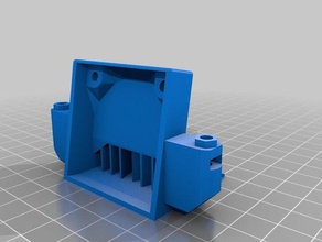 extruder fan duct replicator 1 duplicator 4 flashforge 3d printer accessories 3d print model - Mito3D