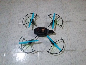 ar drone 20 engrenagem hélice protetores rc veículos 3d print model - Mito3D