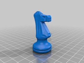 chess set classic hand carved piece wood 3d print model - Mito3D