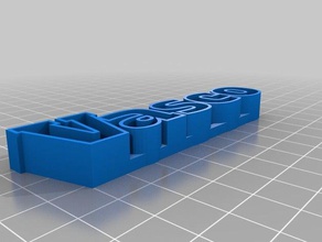 mijn aangepaste tekst opslag beelden 3d print model - Mito3D
