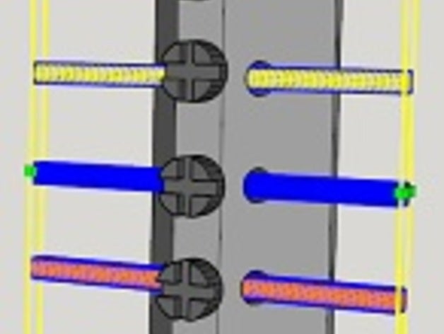 vite di tenuta della morsettiera l'elettronica Stampante 3d cnc collegare connessione connettore connettori filo i fili conduttore gestione dei cavi 3D print model - Mito3D