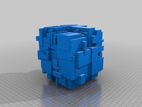 mijn maat greeble math kunst 3d print model - Mito3D