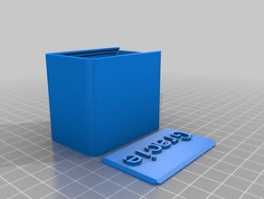 mijn aangepaste ronde deksel containers 3d print model - Mito3D
