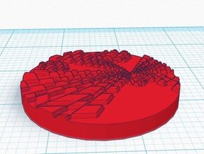 illusion montagnes russes cuisine à manger coaster titulaire la boisson tapis de soude 3d print model - Mito3D