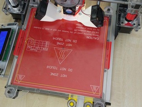 bed kalibratie pad 3d het afdrukken testen 3d print model - Mito3D