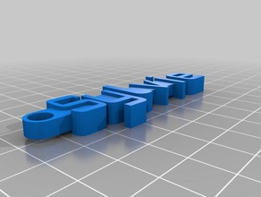 sleutelhanger sylvie organisatie maat 3d print model - Mito3D