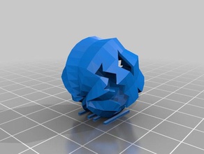 pumpkinheadkeychain Anahtarlık Cadılar Bayramı 3d print model - Mito3D