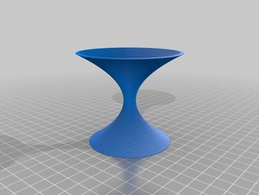 portaoggetti stile saarinen cavita vaso decor maat 3d print model - Mito3D