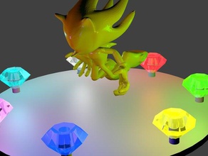 work progresssuper sonic hedgehog toys games 3d print model - Mito3D