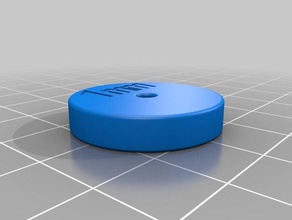 my customized rolling pin disc kitchen dining 3d print model - Mito3D