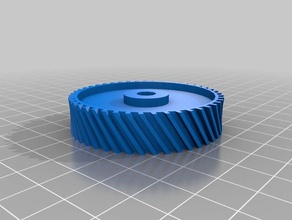helical gear test 1 other customized 3d print model - Mito3D