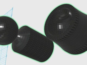 rotatif de la canne à bout l'ingénierie assistivetech 3d print model - Mito3D