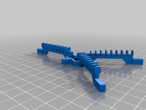 silicone de 3 bras préhenseur du robot souple moule hobby 3d print model - Mito3D