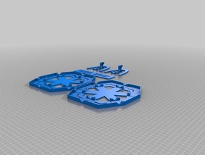 hexacopter telaio 3d stampa 3d print model - Mito3D