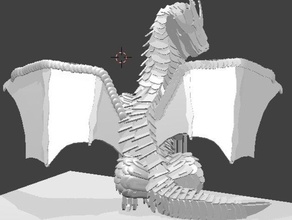 dragon puzzel puzzels 3d 3d print model - Mito3D
