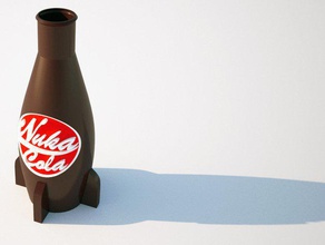 fallout 4 nuka cola bouteille accessoires de jeu tomber la chute vault-tec pourquoi pas 3d print model - Mito3D