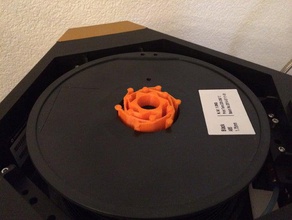 3953-54 de spool hub adaptador overlord filamento mesa 3d a impressora partes personalizado 3d print model - Mito3D
