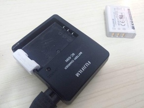 np-95 apps bateria adaptador de cargador fujifilm bc-65n cámara 3d print model - Mito3D