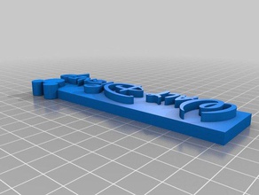 disney nameplate signs logos 3d printing fan art walt 3d print model - Mito3D