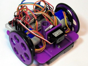 chassis tekening robot robotica 3d print model - Mito3D