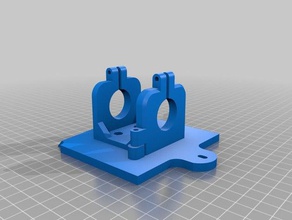 dremel flex as model 225 gereedschap mount lulzbot taz printers 3d delen 3d print model - Mito3D