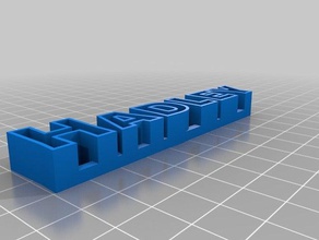 mijn aangepaste tekst opslag hadley beelden 3d print model - Mito3D