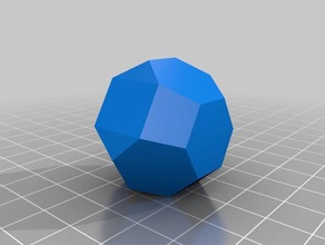 hexagon kubus math wiskunde 3d print model - Mito3D