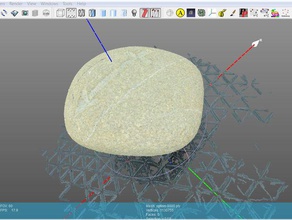 piedra grabada al aire libre jardín 3d-escáner 3d print model - Mito3D