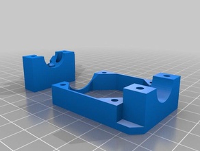 simple head extruder mount ormerod 3d printer accessories 3d print model - Mito3D