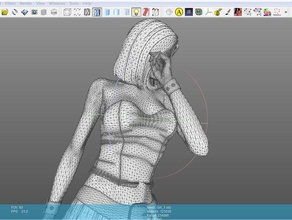 seksi kız-3d model heykeller kız arkadaşı 3d print model - Mito3D
