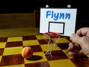 basketbalkorf decor dual kleur 3d print model - Mito3D